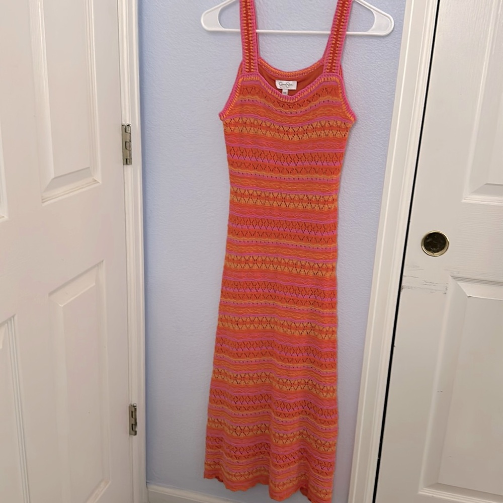 Jessica Simpson’s crochet dress